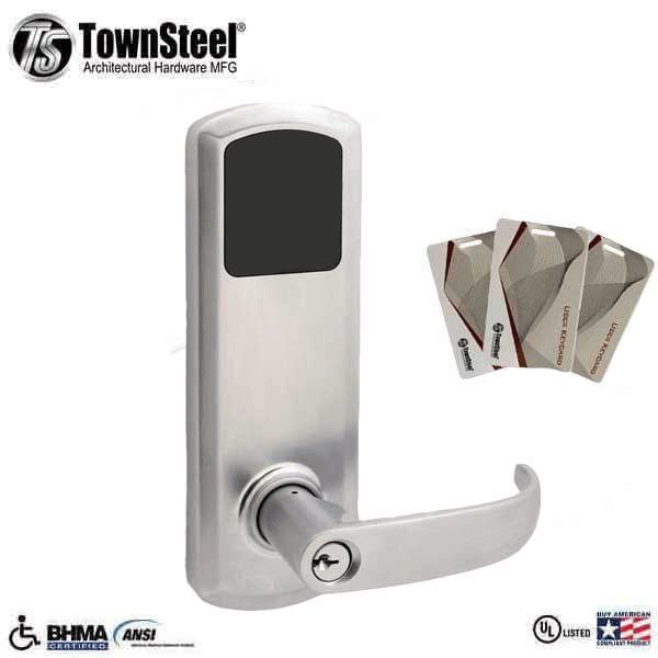 E-Genius 4000 Touch Keypad Interconnect Lock 99 pin codes and 300 MIFARE RFID cards capacity Schlage